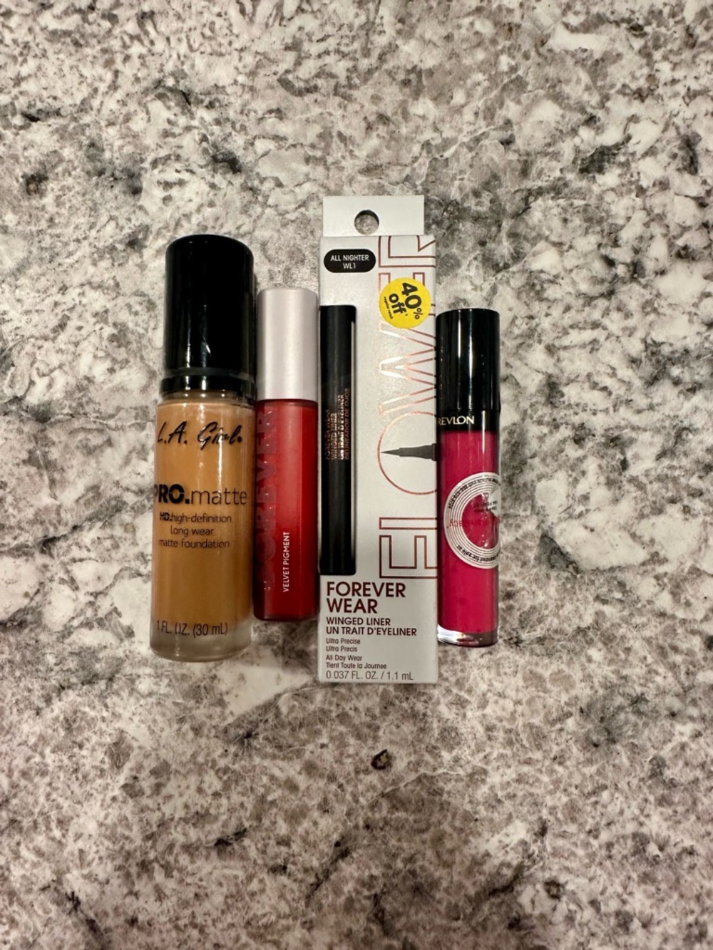 Revlon Pink Liquid Lip Gloss - Bright Pink